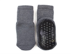 MP socks dark gray wool with rubber soles